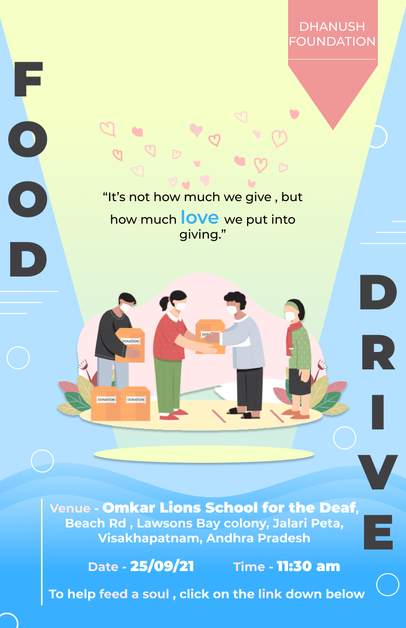 Donation flier